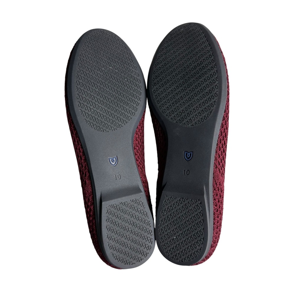 NEW Rothy's The Ballet Flat Bow Berry Mesh Size 10 - Picture 6 of 8